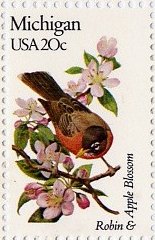 Robin and Apple Blossom