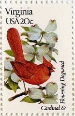 Cardinal and Flowering Dogwood 